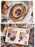 Lcoor 300pcs Vintage DIY Scrapbooking Washi Stickers,Vintage Craft Stickers Decoration Stickers Design Stickers Scrapbook Accessories Diary DIY Crafts