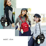 Leather Backpack Purse Satchel School Bags Casual Travel Daypacks for Womens (black)