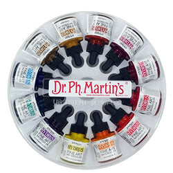 Dr. Ph. Martin's Hydrus Fine Art Watercolor Bottles, 1.0 oz, Set of 12 (Set 3)