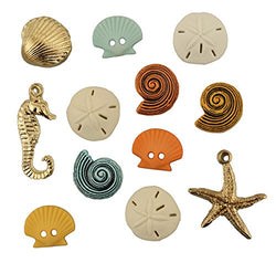 Buttons Galore Button Theme Pack, Beach Treasures