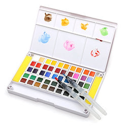 Dainayw Watercolor Paint Set, Professional 48 Assorted Watercolors, Perfect Watercolor Pan Set,