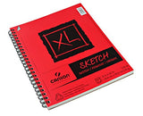 Canson XL Series Paper Sketch Pad for Charcoal, Pencil and Pastel, Side Wire Bound, 50 Pound, 9 x