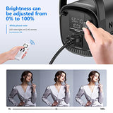 Neewer CB60 60W LED Video Light,Continuous LED Lighting with 5600K Daylight,CRI 97+,TLCI 97+,6500 Lux@1M,Bowens Mount and 2.4G Wireless Remote for Portrait,Wedding,Outdoor Shooting,YouTube Videos