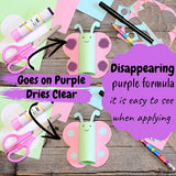 Mr. Pen- Disappearing Purple Glue Sticks, 8 Pack, Washable, Glue Sticks, School Glue Sticks, Glue Sticks for Kids, Purple Glue Sticks, School Glue, Kids Glue Sticks, Scrapbooking Glue, Craft Sticks