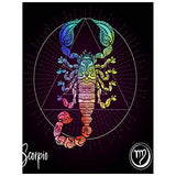 Family Diamond Painting Scorpio Zodiac Sign Astrological Horoscope Collection DIY Diamond Painting Kit Cool 5d Diamond Painting Paint by Numbers Arts Craft for Home Wall Decor