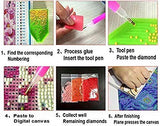 Ghjxda National Flag 5D DIY Diamond Painting Kits Italy National Flag A Brick Wall The Traditional Green Diamond Painting Kits for Adults Full Drill Crystal Gem Arts Wall Decor 12" X 16"