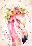 5D DIY Diamond Painting Full Drill Diamond Diamond Embroidery Flamingo Painting by Numbers Cross Stitch for Adults Mosaic Family Ornaments Home Home Decoration 12X16 inches