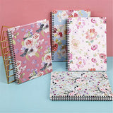 Yansanido Spiral Notebooks Journals 8pcs (A5) Small Notebooks Planner 6x8 Inch 160 Pages Lined Notebooks for Students Office School Supplies (A5, Flower,Fruits)