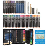 Sketching and Drawing Colored Pencils Set 96-Pieces,Art Supplies Painting Graphite Professional Art Pencils Kit,Gifts for Teens & Adults Drawing Charcoal Tool Set