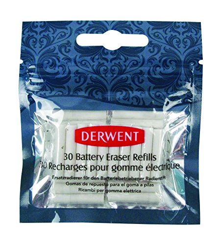 Derwent Replacement Erasers, Pack, 30 Count (2300023)