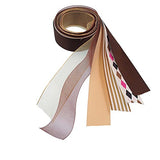 RayLineDo 24x1Yard Mixed Style/Size Solid Grosgrain Ribbon Satin Ribbon Snow Yarn Ribbon Printed