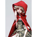 ZDD BJD Doll 20inch Gifts for Girl Red with Hood Full Set 1/4 Susan Doll Best Handmade Beauty Toy (Fairy Tales)