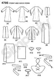 Simplicity 4795 Historical and Biblical Costume for Adults and Teens by Andrea Schewe, Sizes A (XS-XL)