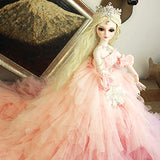 Bride Taylor Full Set Doll 1/3 BJD Doll 22inch Ball Jointed Dolls + Makeup + Clothes + Shoes + Wigs + Doll Accessories
