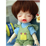 ZDD 1/8 SD Doll BJD Dolls 16cm 6.3Inch Full Set Jointed Dolls Toy Action Figure + Makeup + Accessory Gifts for Boys and Girls