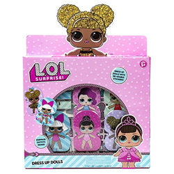 LOL Surprise! Fashion Dress Up Dolls by Horizon Group USA.Create DIY Themes & Patterns.Activity Kit Includes5 Paper Dolls, 1 Repositionable Sticker, Scratch Art, Easy to Follow Instructions & More.