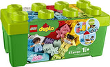 LEGO DUPLO Classic Brick Box 10913 First Set with Storage Box, Great Educational Toy for Toddlers 18 Months and up (65 Pieces)
