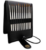 Detail Paint Brush Set - 12 Miniature Brushes with Holder for Fine Detailing & Art Painting -