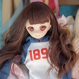 Olaffi 1/3 Bjd SD DD MDD BJD Doll Wig Heat Resistant Doll Hair Wig Heat Resistant Fiber Long Deep Wave Curly - Only Wigs Have no Dolls