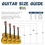 Mad About Childrens Classical Guitar, Right, Natural, 1/4 (CLG1-14-PACK)