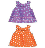 McCall Pattern Company M6912 Infants Reversible Top Dresses Bloomers and Pants, Size YA5