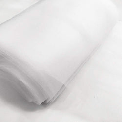 Craft and Party, 54" by 40 Yards (120 ft) Fabric Tulle Bolt for Wedding and Decoration (White)