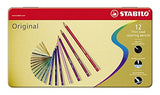 Stabilo 8773-6 Original Thin Lead Coloured Pencil 2.3 mm Assorted Colours Pack of 12