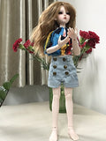 Doll Girl BJD Doll 1/4 42.5CM BJD MSD Doll Dollfie / 100% Custom-made / Free Make-up + Free Gifts