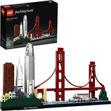 LEGO Architecture Skyline Collection 21043 San Francisco Building Kit & Architecture Skylines: Dubai 21052 Building Kit, Collectible Architecture Building Set for Adults (740 Pieces)