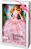 Barbie Collector: Birthday Wishes Doll with Blonde Hair, 11.5-Inch, Wearing Floral Gown, with Doll Stand and Certificate of Authenticity, Makes A Great Gift for 6 Year Olds and Up