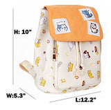 MONMOB Neko Atsume Anime Cover Type Lolita Style Cute Cat Backpack Shoulders Bag Canvas Bag