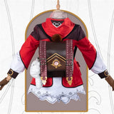 Genshin Cosplay Uniform Klee Dress All Characters Cosplay Outfit Halloween Hu Tao Costume (XS, Klee Cosplay)