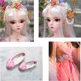 HGYYIO 62Cm DIY Toy 1:3 BJD Doll 100% Safe, Non-Toxic Plastic Wiht Clothes Shoes and Wig for Birthday Suitable for People Over 3 Years Old
