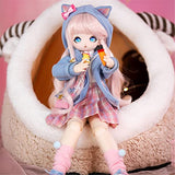 YYDM 1/4 bjd Doll 16 inch bjd Dolls Anime 30 Ball Joint Doll Simulation Girl Toy Set The Best Gift for Kids (R)