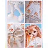 Y&D BJD Doll 1/6 Original Design 11.6 Inch 29.5CM Elf Ball Jointed Doll DIY Toys with Full Set Clothes Socks Shoes Hat Wig Makeup Surprise for Girls Boys