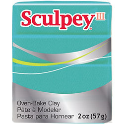 Sculpey III Teal Pearl Clay