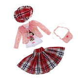 Homyl Enchanted Coat Vest Hat Handbag Set Outfit Clothing for 1/3 60cm Night Lolita BJD SD Doll