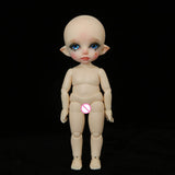 Children's Creative Toys 1/8 BJD Doll 6 Inch 19 Ball Jointed Doll Cosplay Fashion Dolls DIY Toys with Clothes Shoes Wig Hair Makeup Best Gift for Girls