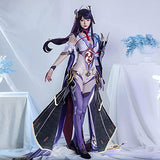 CR ROLECOS Baal Cosplay Outfit for Genshin Impact Raiden Shogun Costume Raiden Ei Cosplay Full Set Halloween M/L