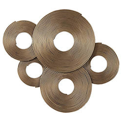 Uttermost Ahmet 34 3/4" W Layered Rings Gold Metal Wall Art