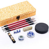 Teagas Chinese Calligraphy Brush Water Writing/Painting Sumi Set(12 Items)