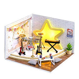 WYD Dreamcatcher Boy Band Model Concert Instrument Assembly House 3D Miniature Doll House Wooden Kit DIY Assembly Creative Gift