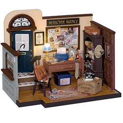 Rolife Tiny House DIY Kit for Adults and Kids-1:20 Miniature House Kit-DIY Miniature Dollhouse Kit-Hobbies for Women and Men-LED Halloween House Kits