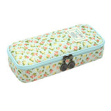 Pencil Case, Twinkle Club Cute Pen Case Zipper Bag Office Organizer Rose Floral Makeup Pouch, Blue