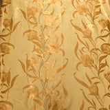 Gold Velvet Jacquard Damask Fabric 118'' Wide sold By The Yard for Curtains, Drapery, Upholstery