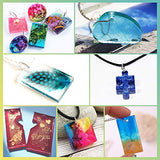 LET'S RESIN Resin Jewelry Molds, 16 Pcs Silicone Jewelry Molds for Epoxy Resin, UV Resin, Resin Casting Molds for Jewelry Making Including Pendant, Bracelet, Earring, Diamond Molds