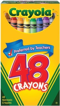 Crayola Crayons 48 pieces in A Jumbo Box (Pack of 6) 288 Crayons Total