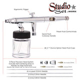 Master S67 Studio Airbrush Set Professional Airbrush Set with 8 Master Model