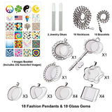 Klever Kits 290 Pcs Girls Jewelry Making Kit Supplies with Images Booklet, Fashion Pendants, Necklaces, Bracelets and Jewelry Glues, Crafts Activity Kit for Kids, Kids DIY Jewelry Making Kit