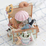 Lovely Cats Music Box is Good for Woman,Girls and Babys Christmas Birthday Gift, 18 Note Machine